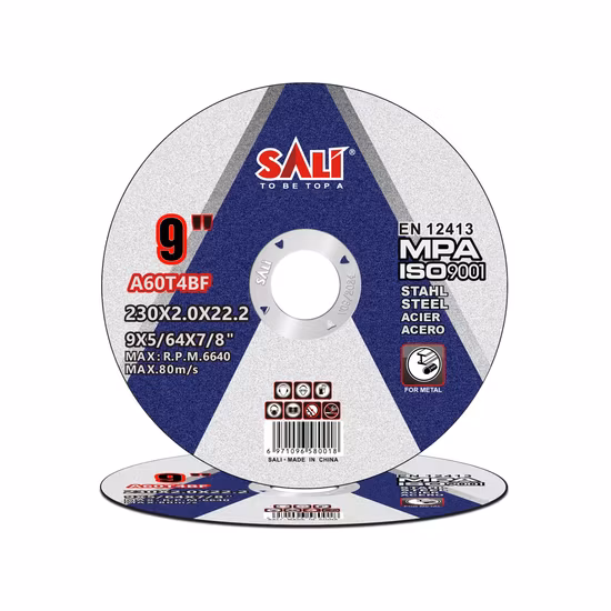 Sali 9inch 230*2.0*22mm Professonal Quality Metal Cutting Disc