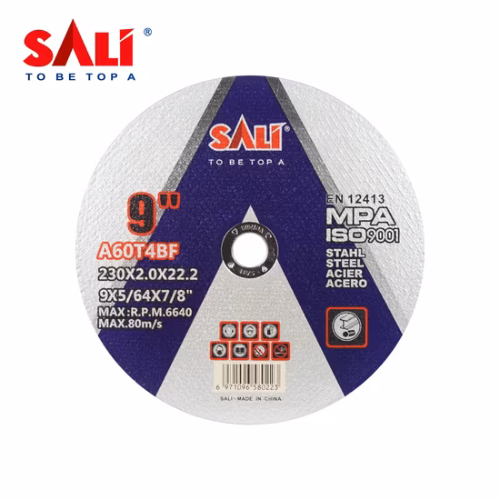 Sali 9inch 230*2.0*22mm Professonal Quality Metal Cutting Disc