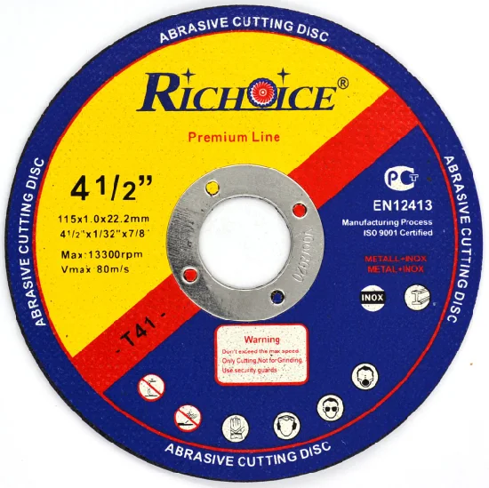 Richoice 115/125/150/180/230mm Metal/Aço/Pedra para Rebarbadora de Ângulo Moagem Cortar Rodas de Disco Disco de Corte Abrasivo
