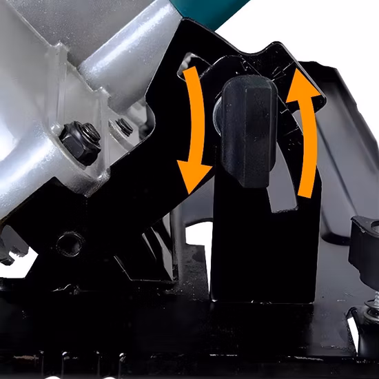 Serra circular elétrica portátil para trabalho em madeira 220 V 1500 W